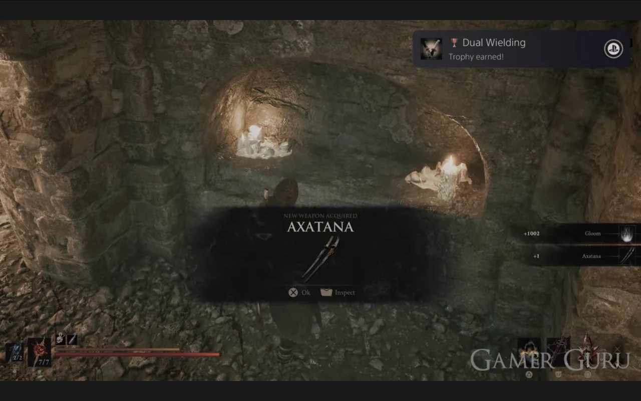 Axatana acquired in Mortal Shell 2.