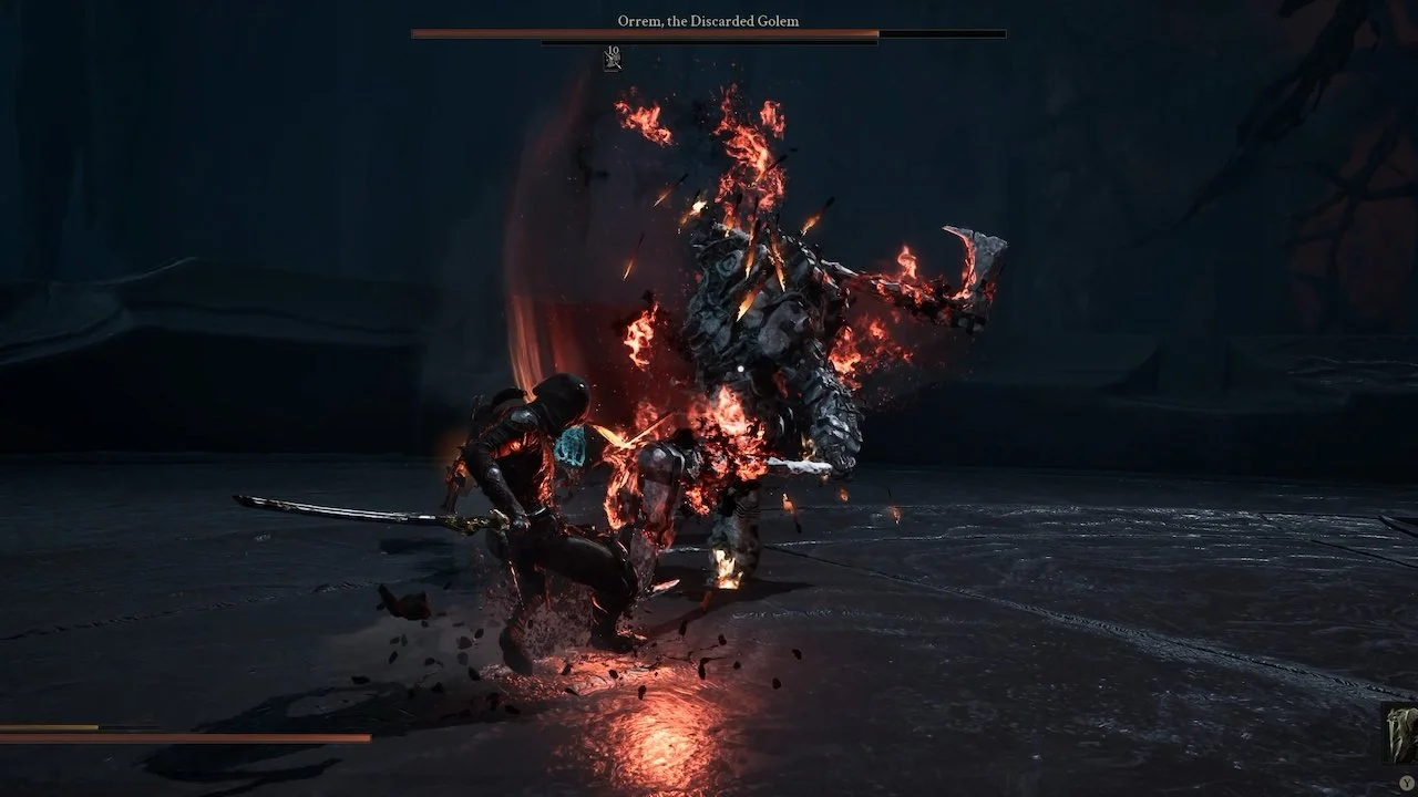Orrem the Discarded Golem encounter